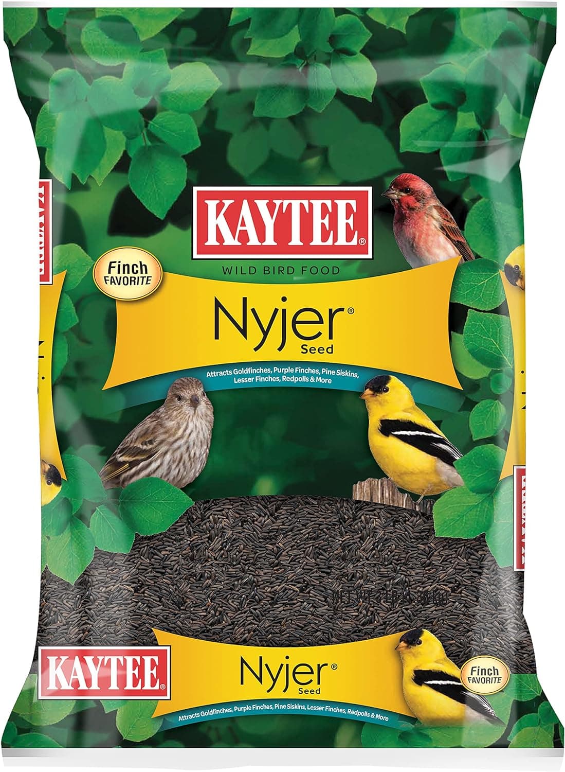 Kaytee Nyjer Semillas de alimento para pájaros silvestres, 3 libras