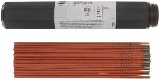 ESAB Sureweld 6010 Varillas de soldadura de electrodos de 3/32" 812000008, 5 libras