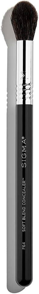 Sigma F64 - Corrector de mezcla suave Crema profesional, cepillo sintético de maquillaje facial líquido