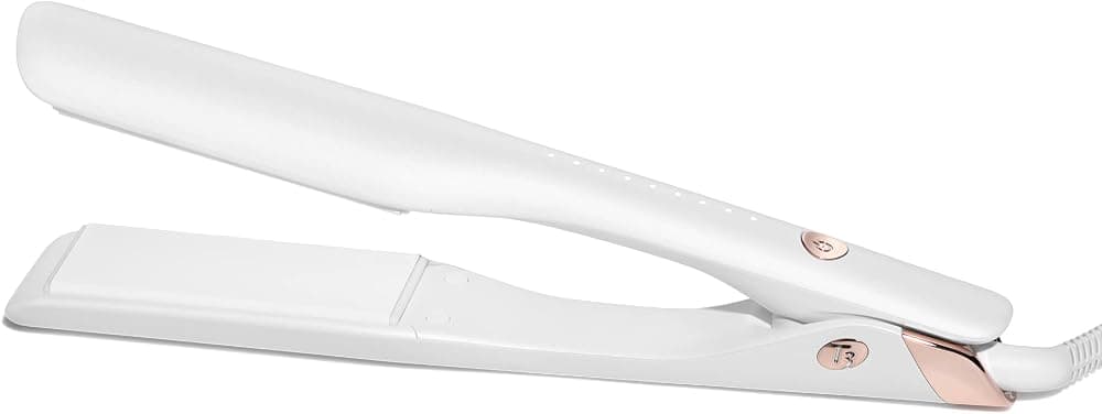 Plancha alisadora y estilizadora profesional T3 Lucea, plancha plana de cerámica digital de 1” o 1.5” con 9 configuraciones de calor ajustables para estilos rectos y lisos u ondas y rizos en todo tipo de cabello