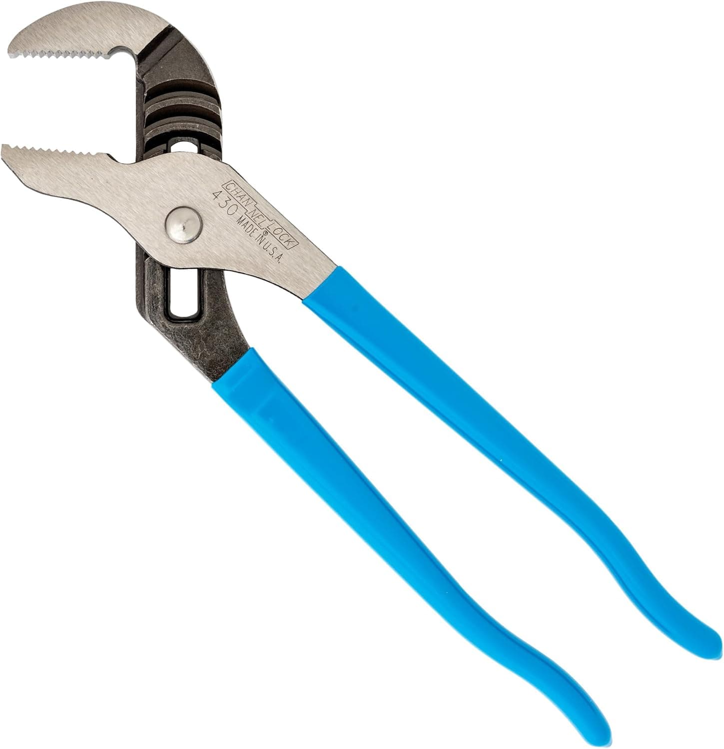 Channellock CHL430 Lengüeta de mandíbula recta de 10 pulgadas y alicate de ranura