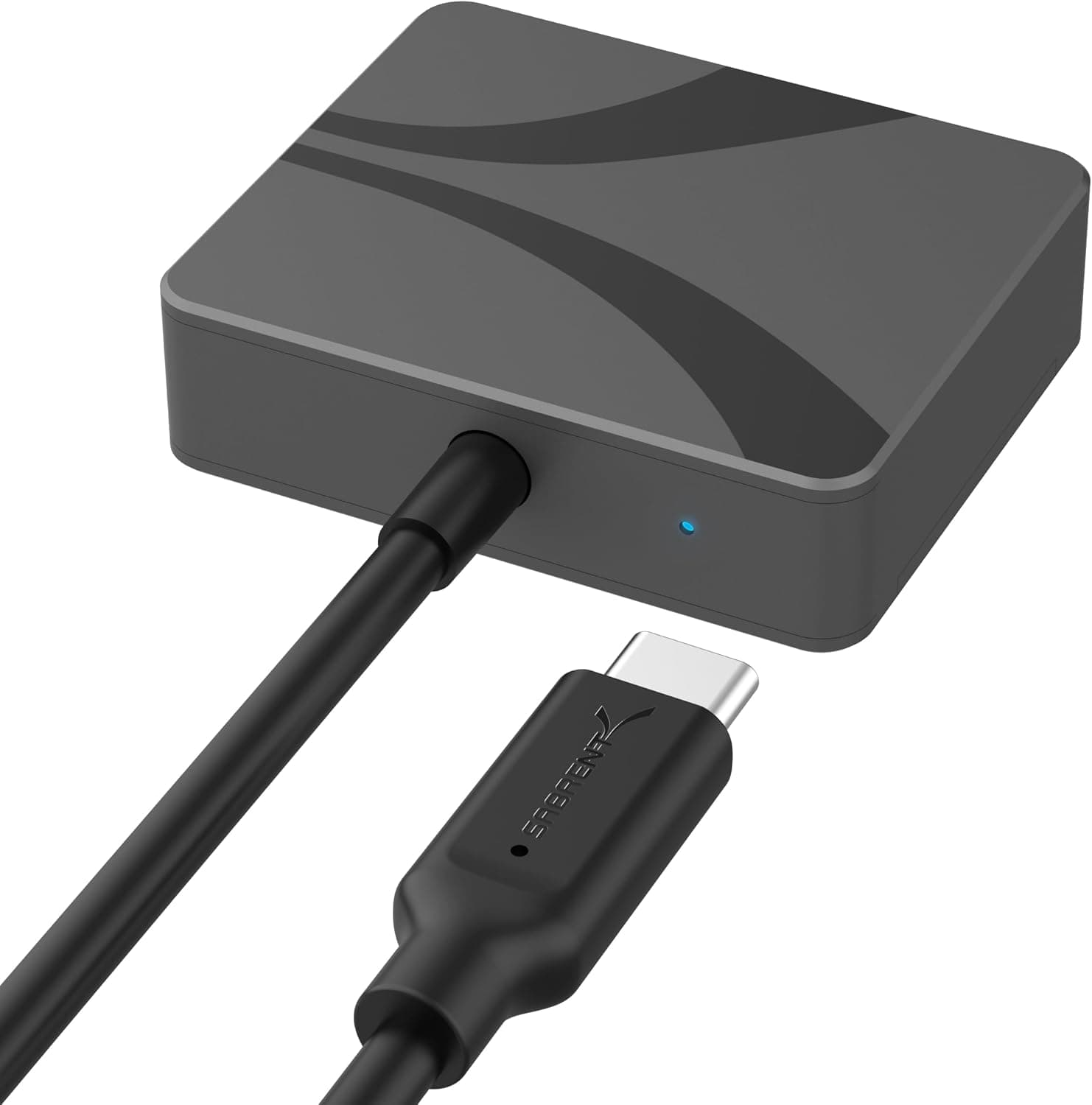 Caja SABRENT USB-C para SSD NVMe PCIe M.2 2230 (EC-NE30) | Para SSD NVMe M.2 2230; 10 Gbps; UASP Y RECORTE; sin herramientas; Ganar, MacOS, Linux
