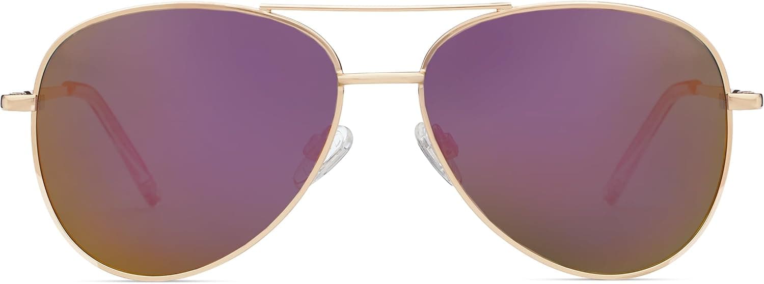 Peepers by PeeperSpecs Gafas de sol de lectura de aviador ultravioleta para mujer