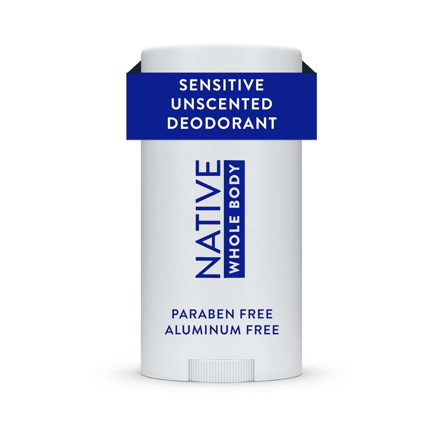 Desodorante limpio nativo sin aluminio con ingredientes derivados naturales, control de olores 72 horas | Desodorante para mujeres y hombres | bicarbonato de sodio, aceite de coco, manteca de karité | Sin fragancia | Sin perfume