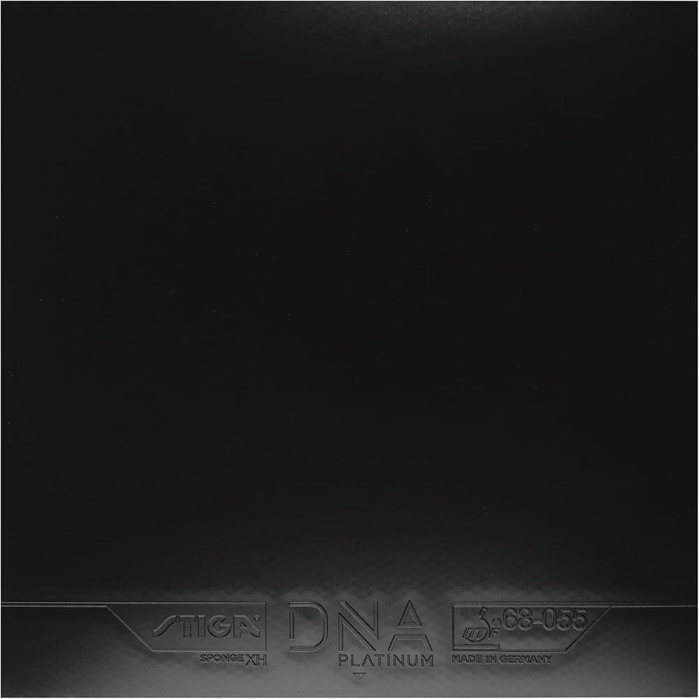 Goma de tenis de mesa STIGA DNA Platinum XH | Hoja de tenis de mesa profesional extra dura para máximo control y giros potentes: control total del golpe