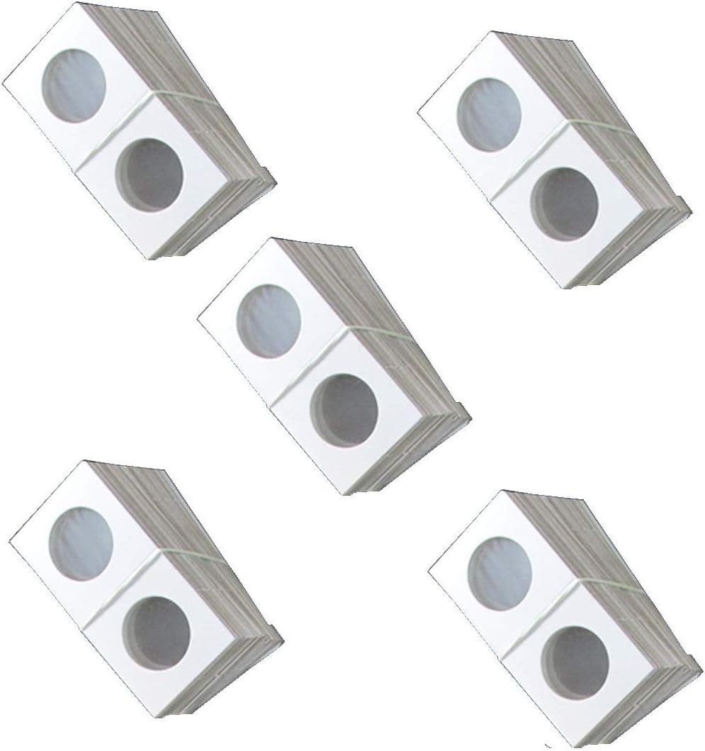 Guardhouse 2 x 2 tiras de monedas de grapas de papel para centavos Paquete de 100