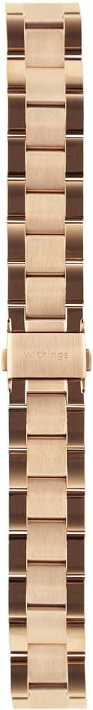 Withings - Pulsera de metal para ScanWatch, Steel HR, Steel HR Sport, Move ECG, Move y Steel