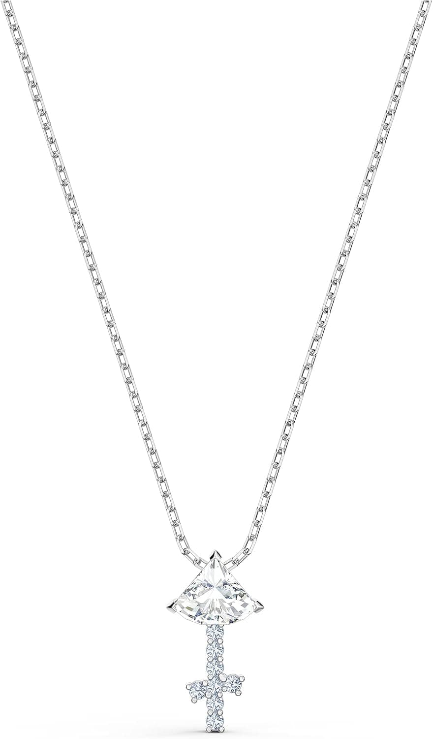 Collar con colgante de todos los símbolos del zodíaco de Swarovski, colección de joyas, cristales transparentes