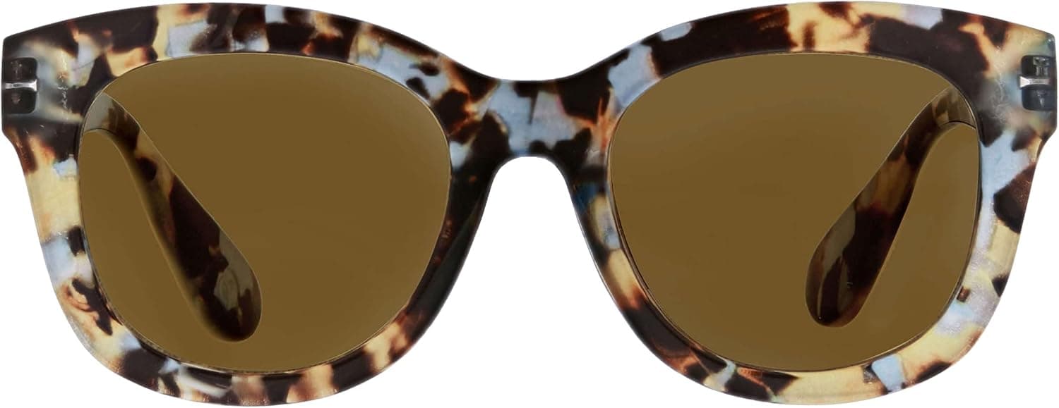Peepers by PeeperSpecs Gafas de sol polarizadas Center Stage para mujer, gafas de lectura de gran tamaño
