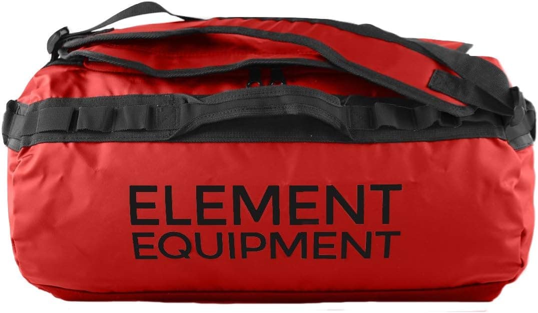 Element Equipment Trailhead Duffel Bag Correas para el hombro Impermeable Rojo Pequeño