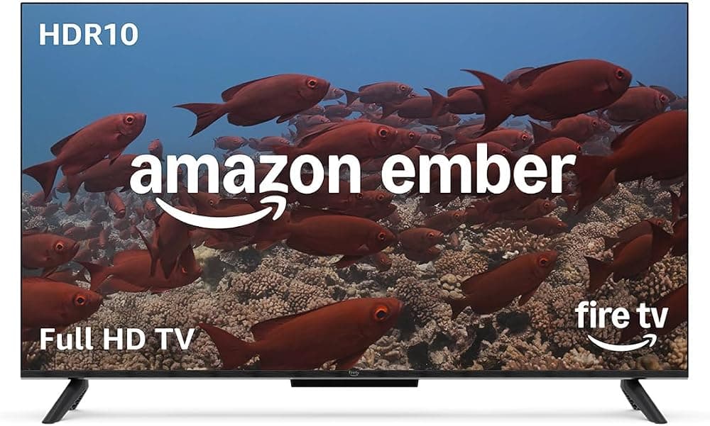 Ember Serie 2 de 40" con Fire TV (modelo más nuevo), TV inteligente HD con control remoto por voz de Alexa mejorado, transmisión rápida, Dolby Audio, Ambient Experience, TV gratuita y en vivo, encuentra programas más rápido con Alexa+