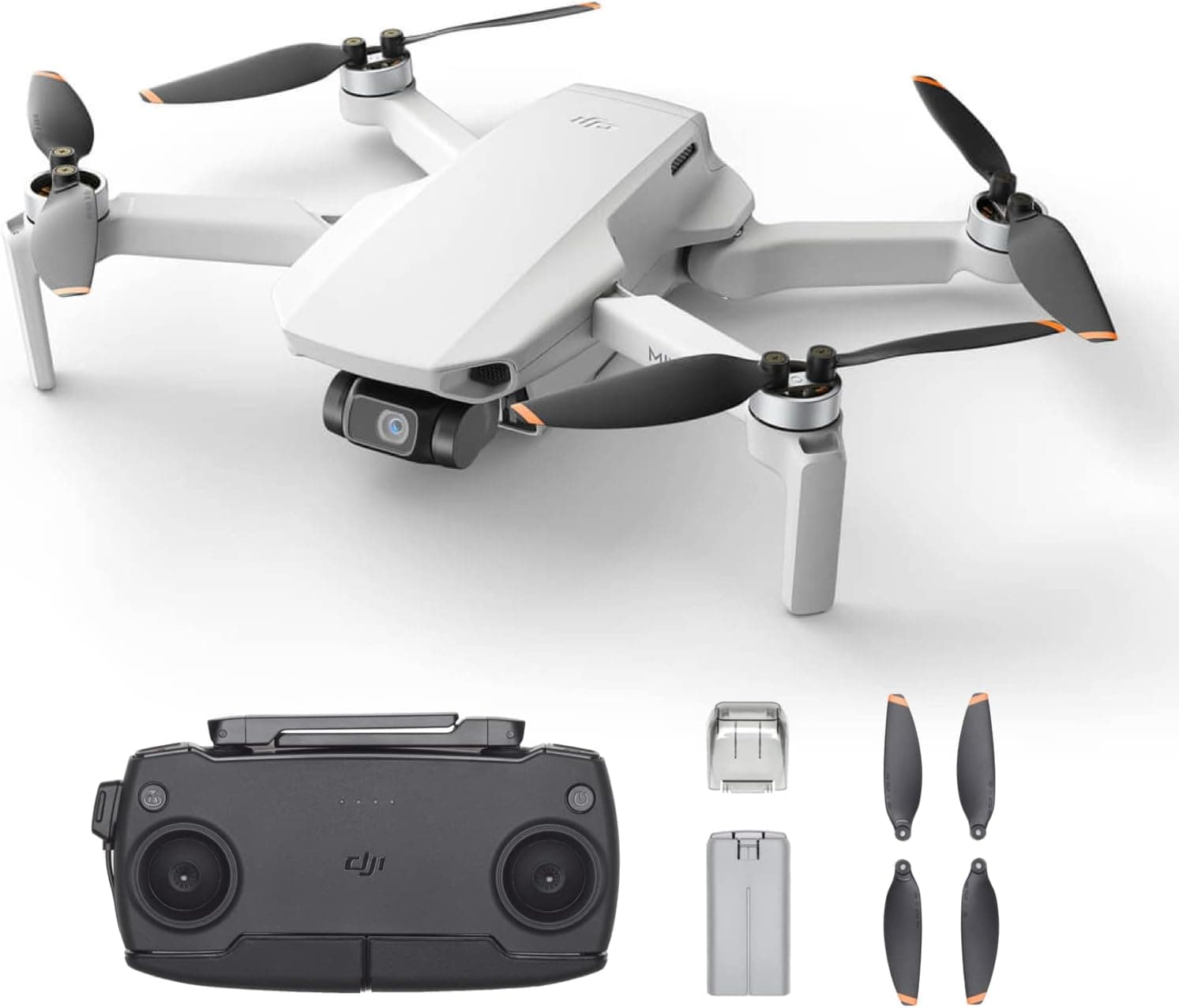 DJI Mini Neo, Drone Quadcopter con cardán de 3 ejes, menos de 249 g, resistencia al viento mejorada escala 5, regreso a casa, para principiantes en drones, gris