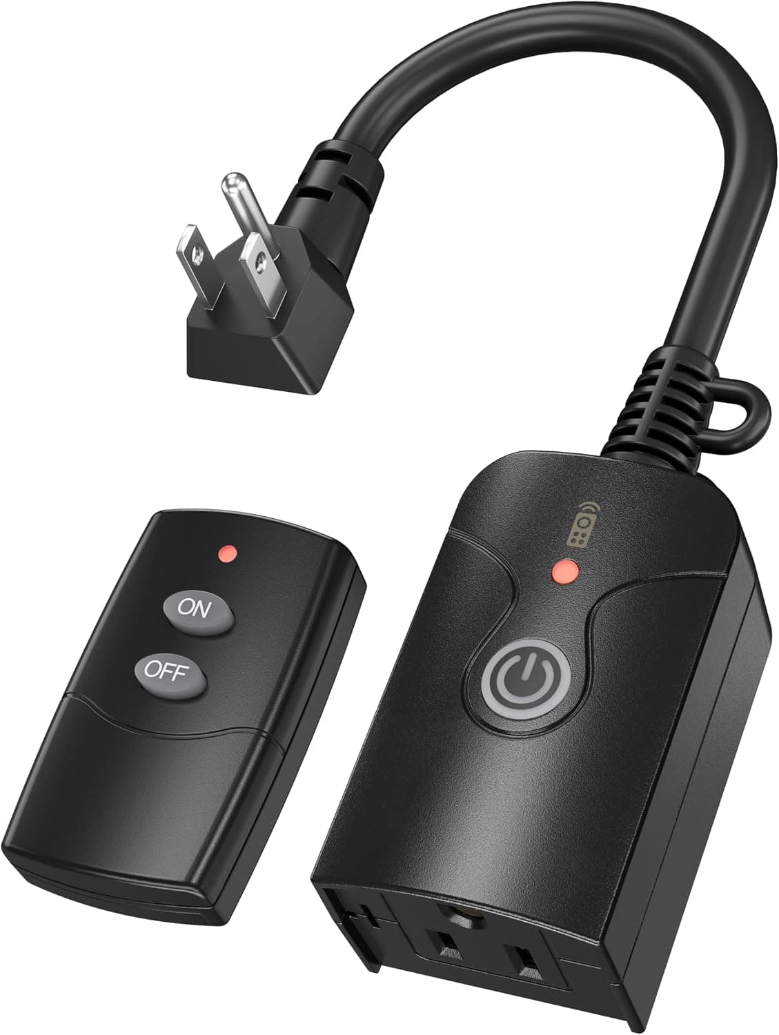 HBN Remote Control Outlets Outdoor Waterproof Indoor Wireless Light Switch