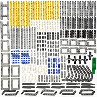 Conjunto de vigas técnicas 266 piezas - Piezas de viga de elevación del marco del chasis Conector de ejes para ladrillo de construcción de ingeniería Technic Car STEM compatible con los principales juguetes de la marca