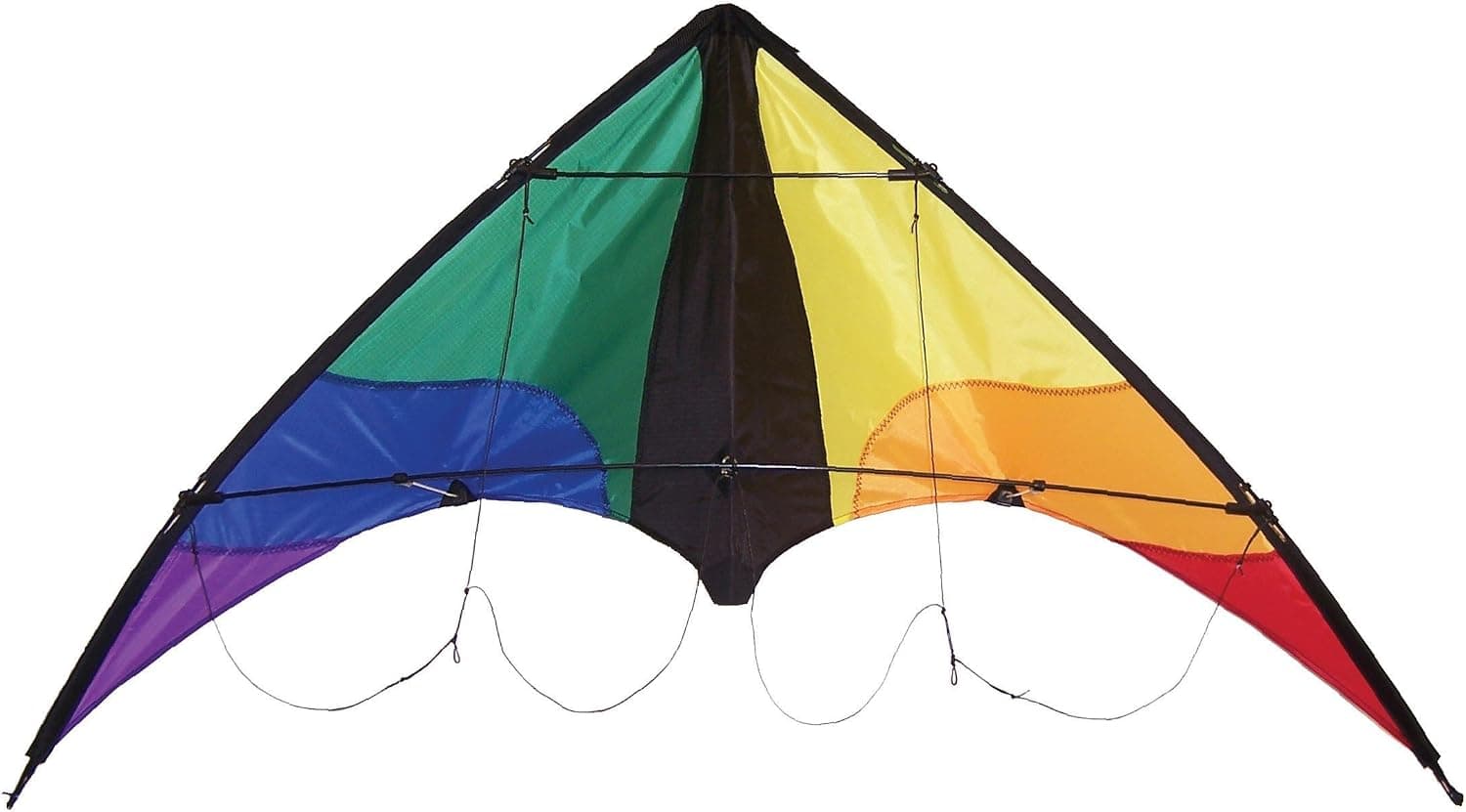en The Breeze Stunt Kite de 48 pulgadas, doble línea, cometas enmarcadas para volantes de cometas deportivas de principiantes a intermedios