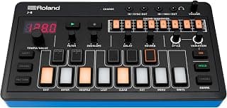 SINTETIZADOR DE ACORDES Roland AIRA Compact J-6 | Máquina portátil de creación de canciones con sonido y funciones profesionales de Roland | Motor de sintetizador y ajustes preestablecidos JUNO-60 | Secuenciador de acordes | Efectos | Máquina portátil de creación de canciones con sonido y funciones profesionales de Roland, motor de sintetizador y preajustes JUNO-60, secuenciador de acordes