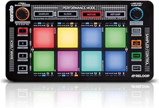 Reloop AMS-NEON Controlador de almohadilla modular USB de neón para Serato DJ