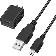 Vancle Fast Wall Charger Cable for Texas Instruments Calculators TI-84 Plus CE, TI84 Plus C Silver Edition, TI 89 Titanium,TI-Nspire CX/CAS Graphing Calculator