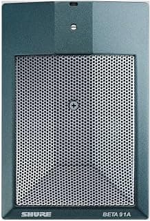 Micrófono de bombo de condensador semicardioide BETA 91A | Micrófono de condensador semicardioide con preamplificador incorporado y conector XLR en un diseño ordenado y de bajo perfil