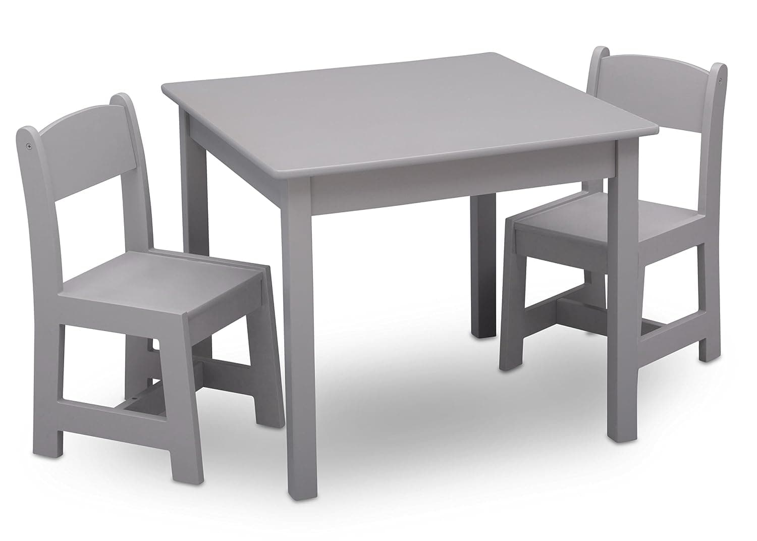 Delta Children MySize Table & 2 Chairs Set, Grey