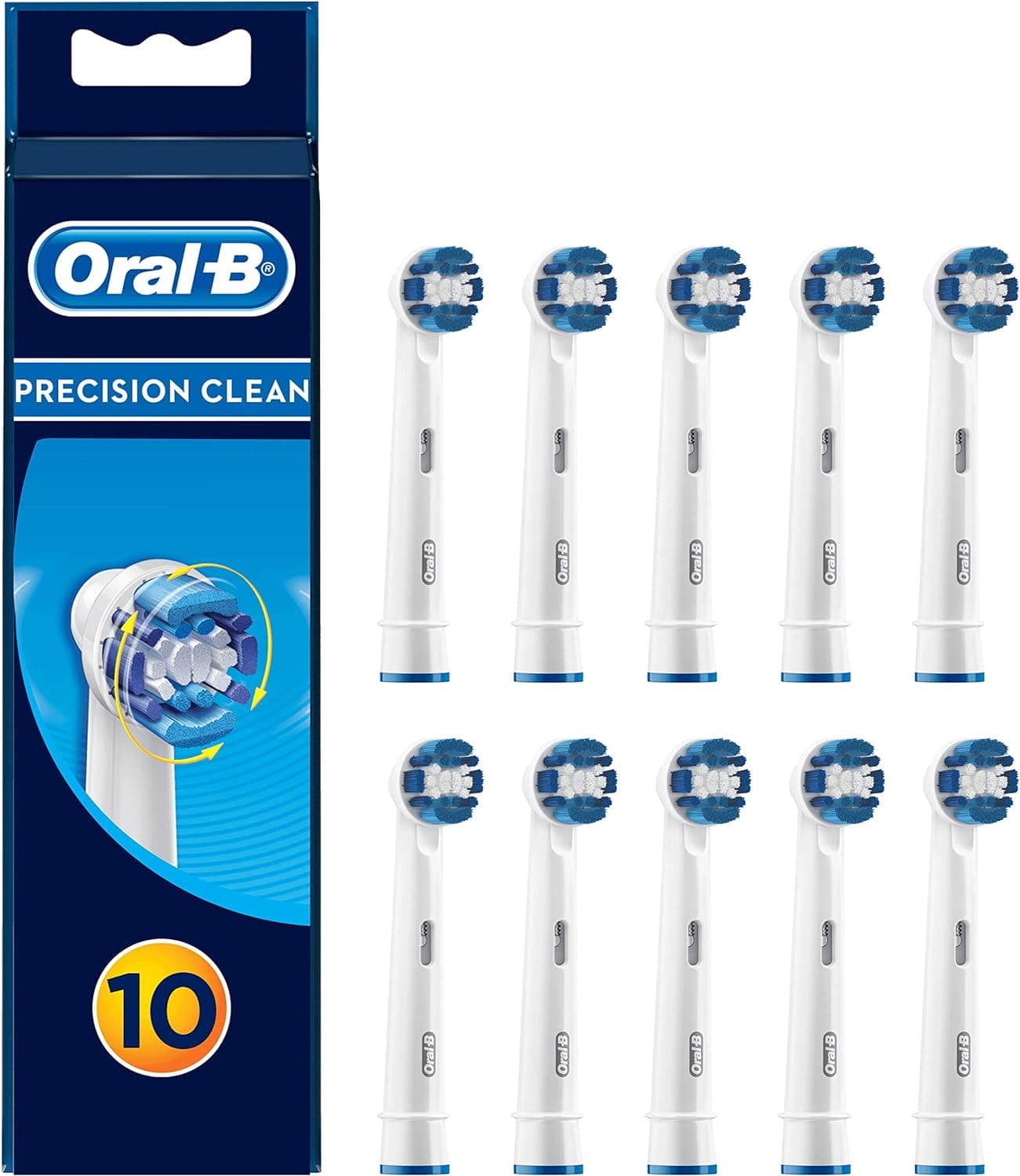 Oral-B Precision Clean Brush Heads 8 + 2