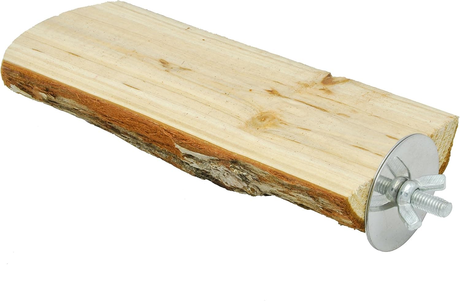Niteangel Percha para jaula de loros, plataforma de madera para pájaros (1 paquete)