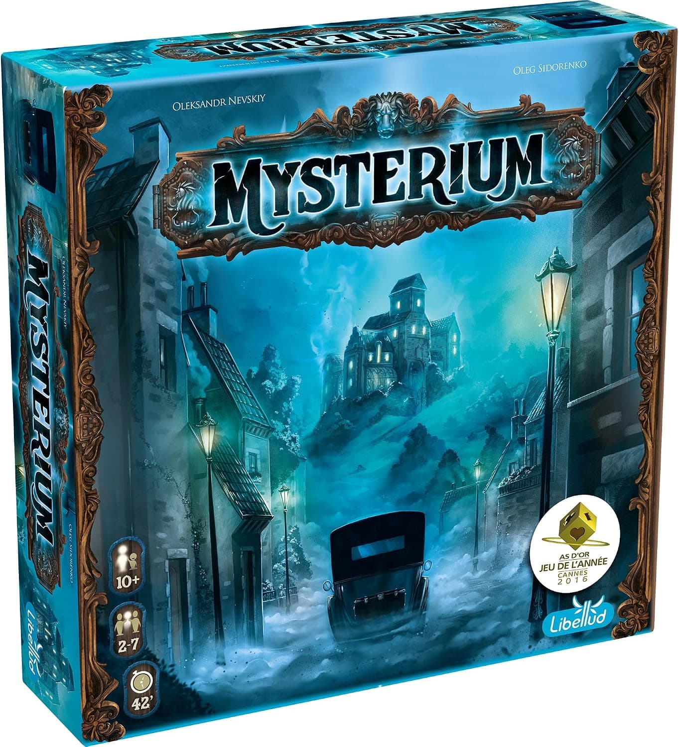 Juego de mesa Asmodee Mysterium: enigmático juego de misterio cooperativo con intriga fantasmal, diversión familiar para niños y adultos, mayores de 10 años, 2-7 jugadores, tiempo de juego de 42 minutos