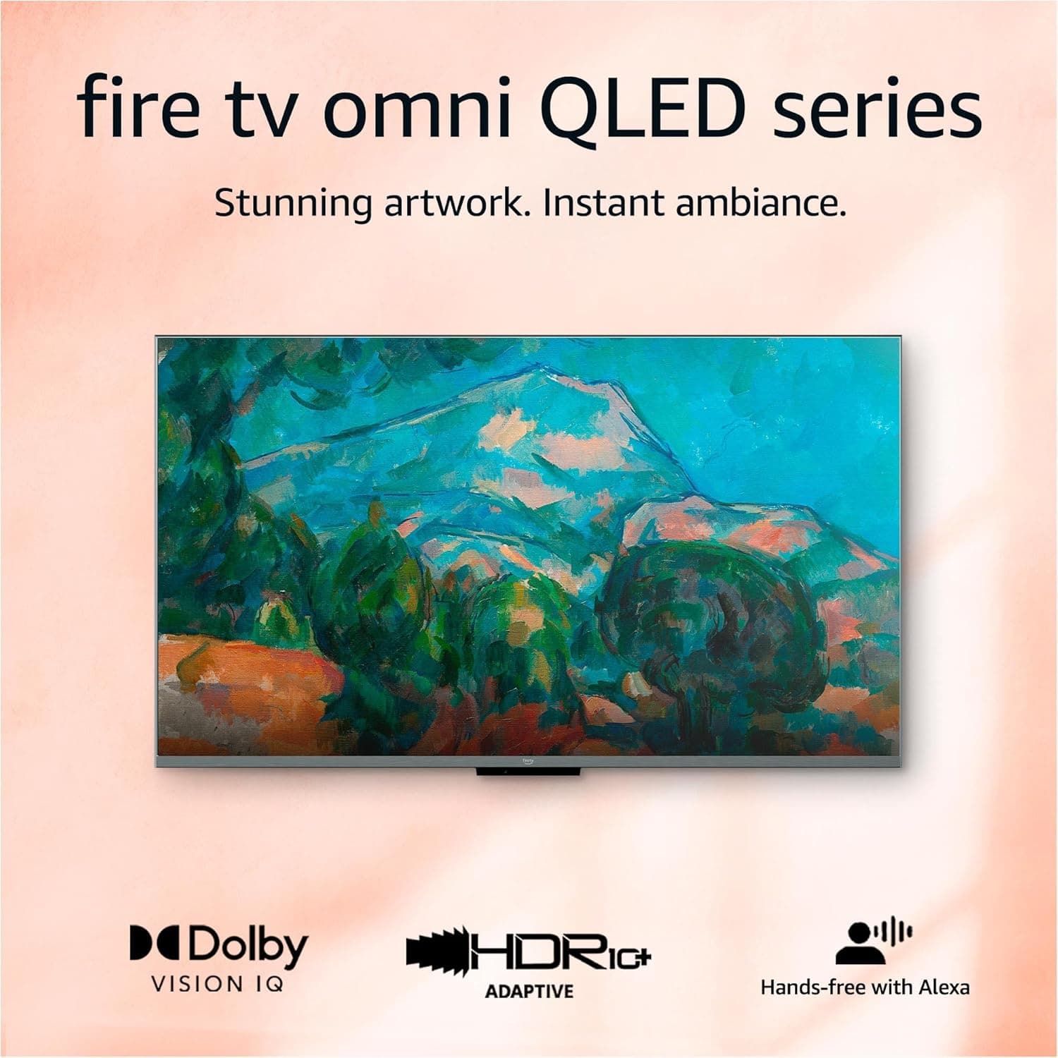 Amazon Fire TV 75" Omni QLED Series 4K UHD smart TV, Dolby Vision IQ, Fire TV Ambient Experience, atenuación local, manos libres con Alexa