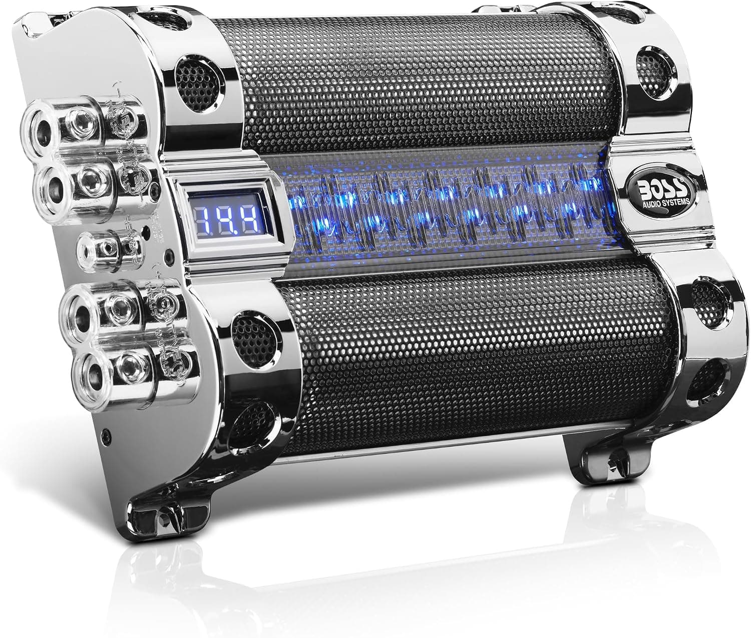 BOSS Audio Systems CAP18, condensador para automóvil de 18 faradios, almacenamiento de energía